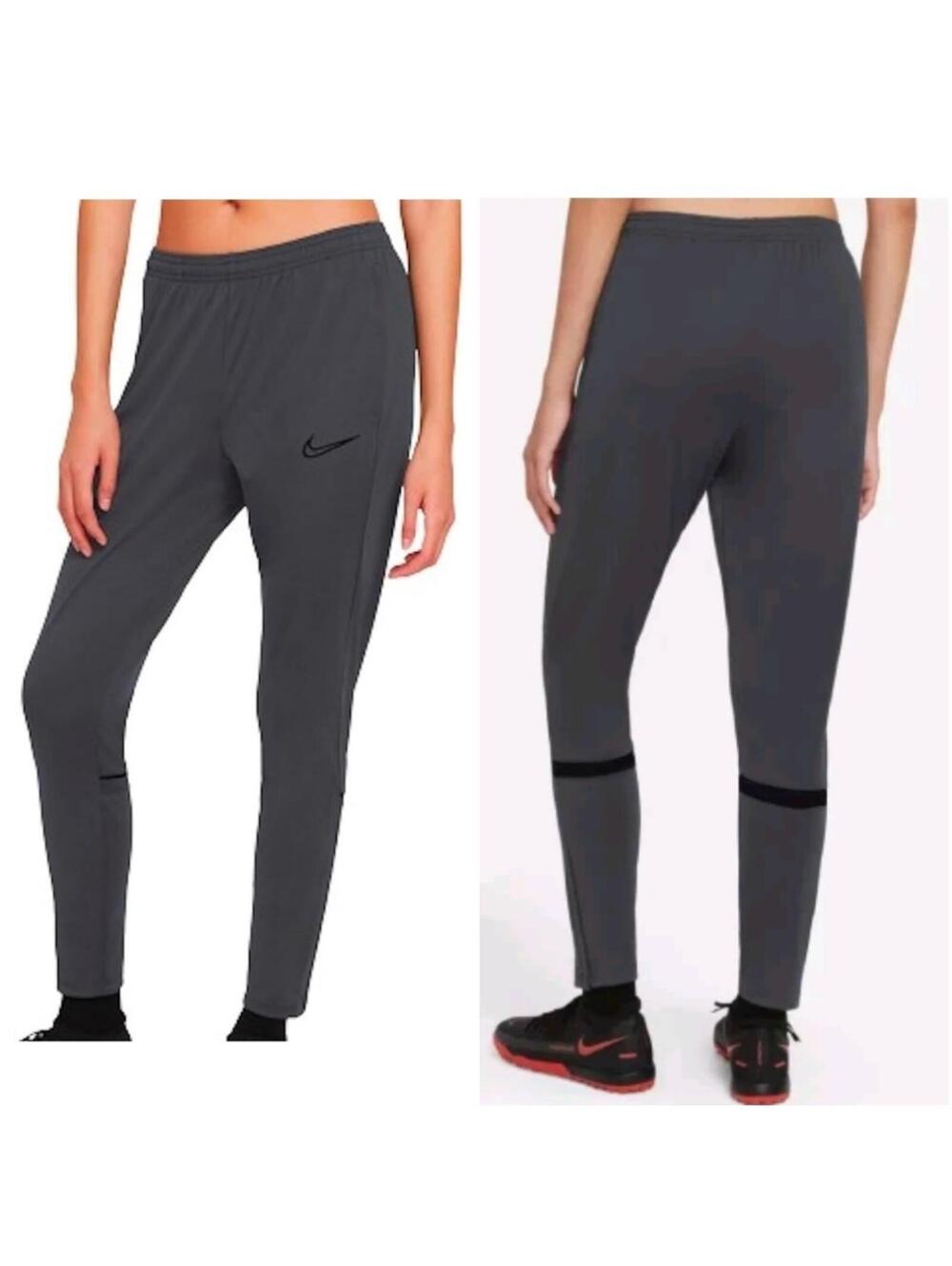 Nike Dri-FIT Academy Soccer Pants Dri-FIT Grey/Black Women's Size Small NWT